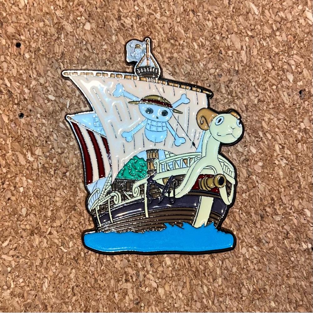 One Piece Going Merry Ship Enamel Pin